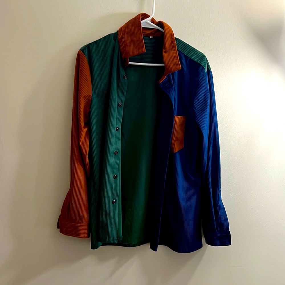Men colored corduroy